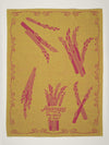 Blue Q: Asparagus. Why Does It Do That? Dish Towel