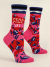 Blue Q: Dear Wine, Yes. Women's Crew Socks