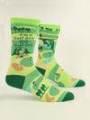 Blue Q: I'm A Golf Guy. Big Golf Guy. Men's Crew Socks