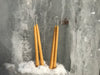 10 Inch Hand Dipped Beeswax Taper Candle Pair