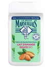 Bottle of Le petite marseillais almond milk shower gel