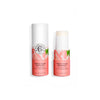 Two solid perfume products with a white background