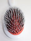 Thompson Alchemists Classic Signature Paddle Hair Brush PETITE MIX Bristle (WHITE) 8.25"x2.5"