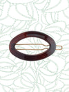 Thompson Alchemists small oval tortoise clip 