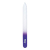 Nail file with a gradient design from white to purple on a white background