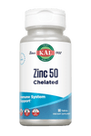 bottle of 90 Kal: ZINC 50 Chelated tablets