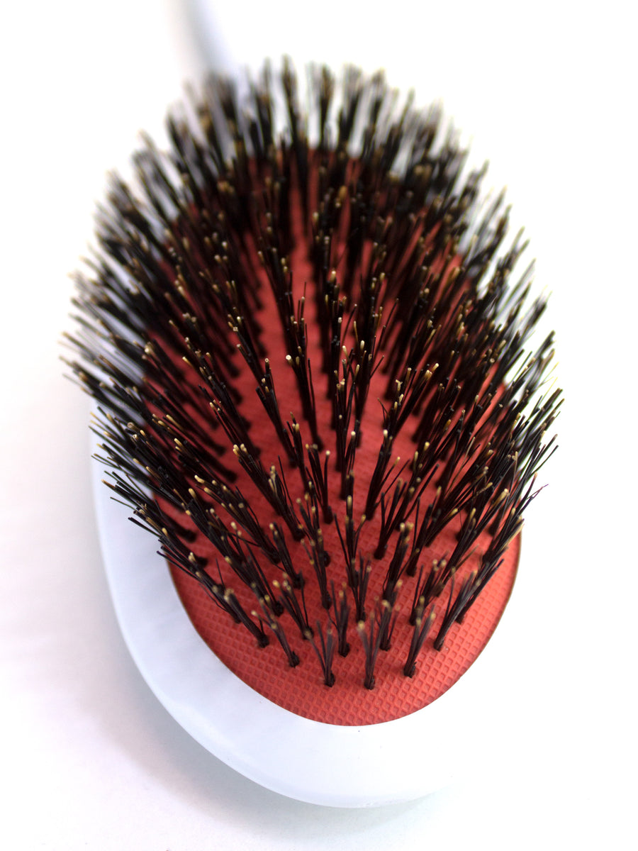 Thompson Alchemists Classic Signature Hair Brush POCKET Bristle (White ...