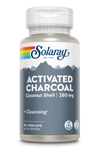 Bottle of 90 Solaray Activated Charcoal vegcaps